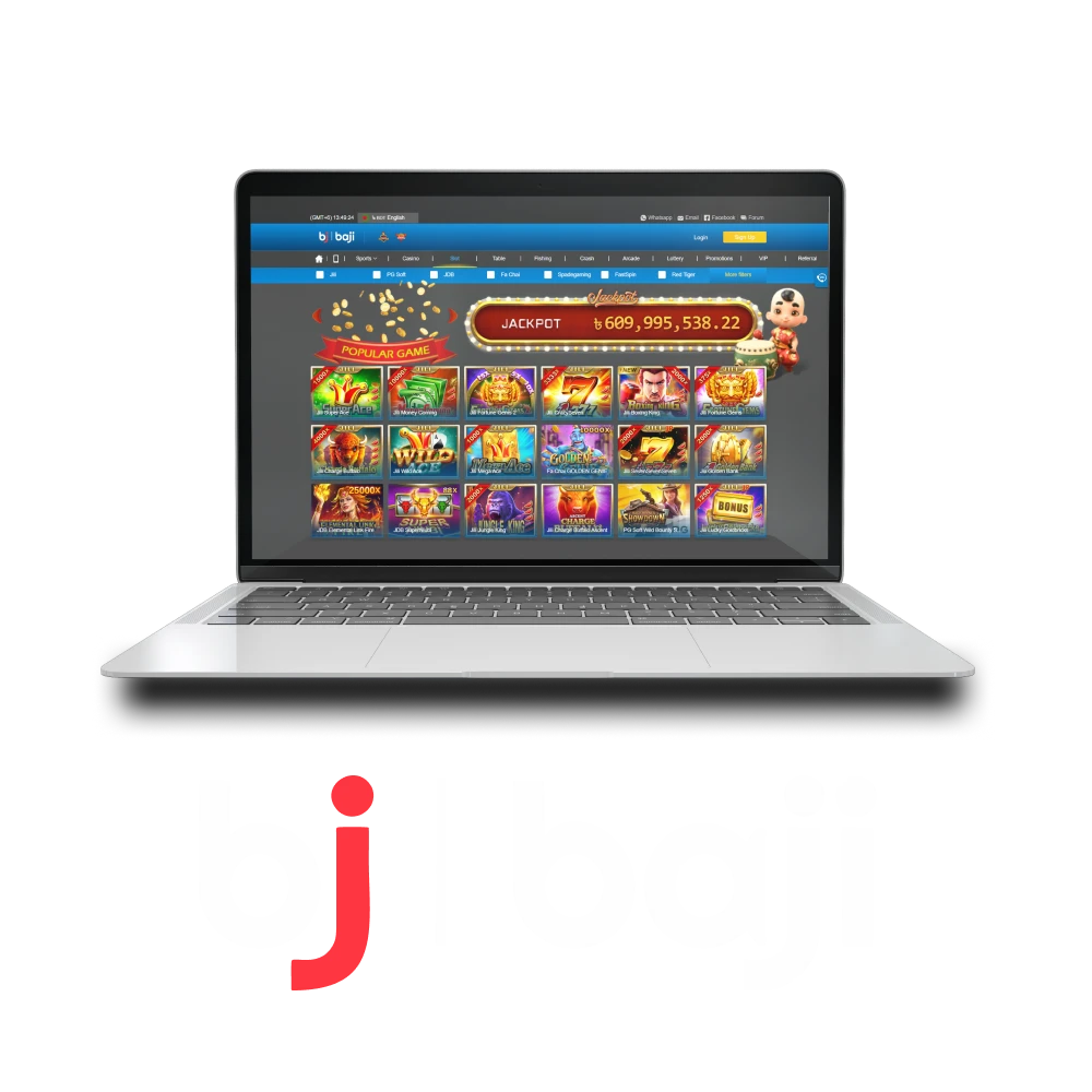 Play Baji slot machines online.