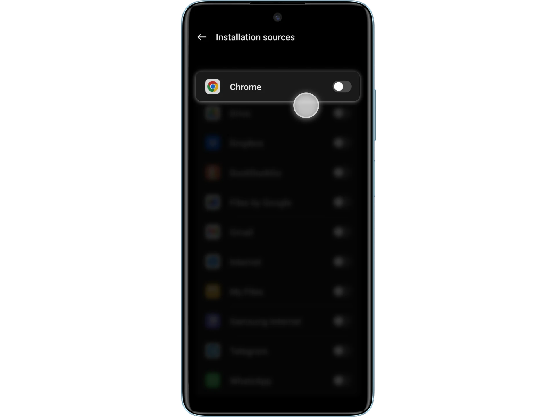 Open your Android settings and allow downloading the Baji APK on your device.